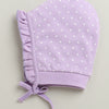Lilac & Lavender Girls Cotton Pack Of 2 Bonet Cap