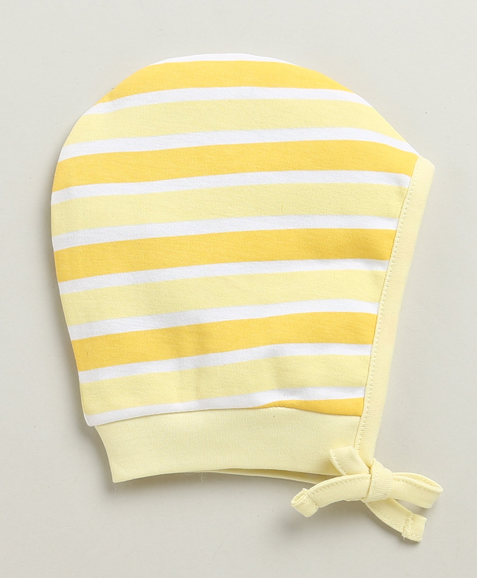 Sky Blue & Yellow Boys Cotton Pack Of 2 Bonet Cap