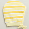 Sky Blue & Yellow Boys Cotton Pack Of 2 Bonet Cap