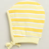 Sky Blue & Yellow Boys Cotton Pack Of 2 Bonet Cap