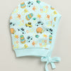 Sky Blue & Yellow Boys Cotton Pack Of 2 Bonet Cap