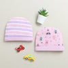 Lilac & Lavender Girls Cotton Pack Of 2 Round Cap