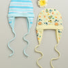 Yellow & Blue Boys Cotton Pack Of 2 Cap With Ear Flap