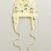 Yellow & Blue Boys Cotton Pack Of 2 Cap With Ear Flap