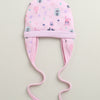 Lilac & Lavender Girls Cotton Pack Of 2 Cap With Ear Flap