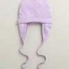 Lilac & Lavender Girls Cotton Pack Of 2 Cap With Ear Flap