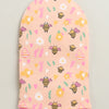 Peach & Pink Girls Cotton Pack Of 2 Monkey Cap