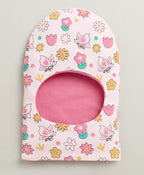 Bumzee Pink & Peach Animal Print Cap, Pack of 2, 100% Cotton (Style Peb10956)
