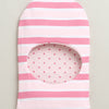 Pink & Peach Girls Cotton Pack Of 2 Monkey Cap