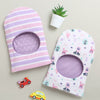 Lilac & Lavender Girls Cotton Pack Of 2 Monkey Cap
