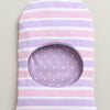 Lilac & Lavender Girls Cotton Pack Of 2 Monkey Cap
