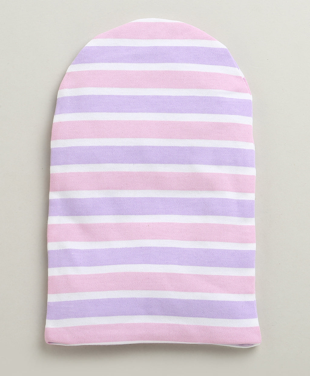 Bumzee Lilac & Lavender Graphic Print Cap, Pack of 2, 100% Cotton (Style Peb10957)