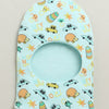 Sky Blue & Yellow Boys Cotton Pack Of 2 Monkey Cap
