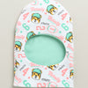 White & Multi Boys Cotton Pack Of 2 Monkey Cap