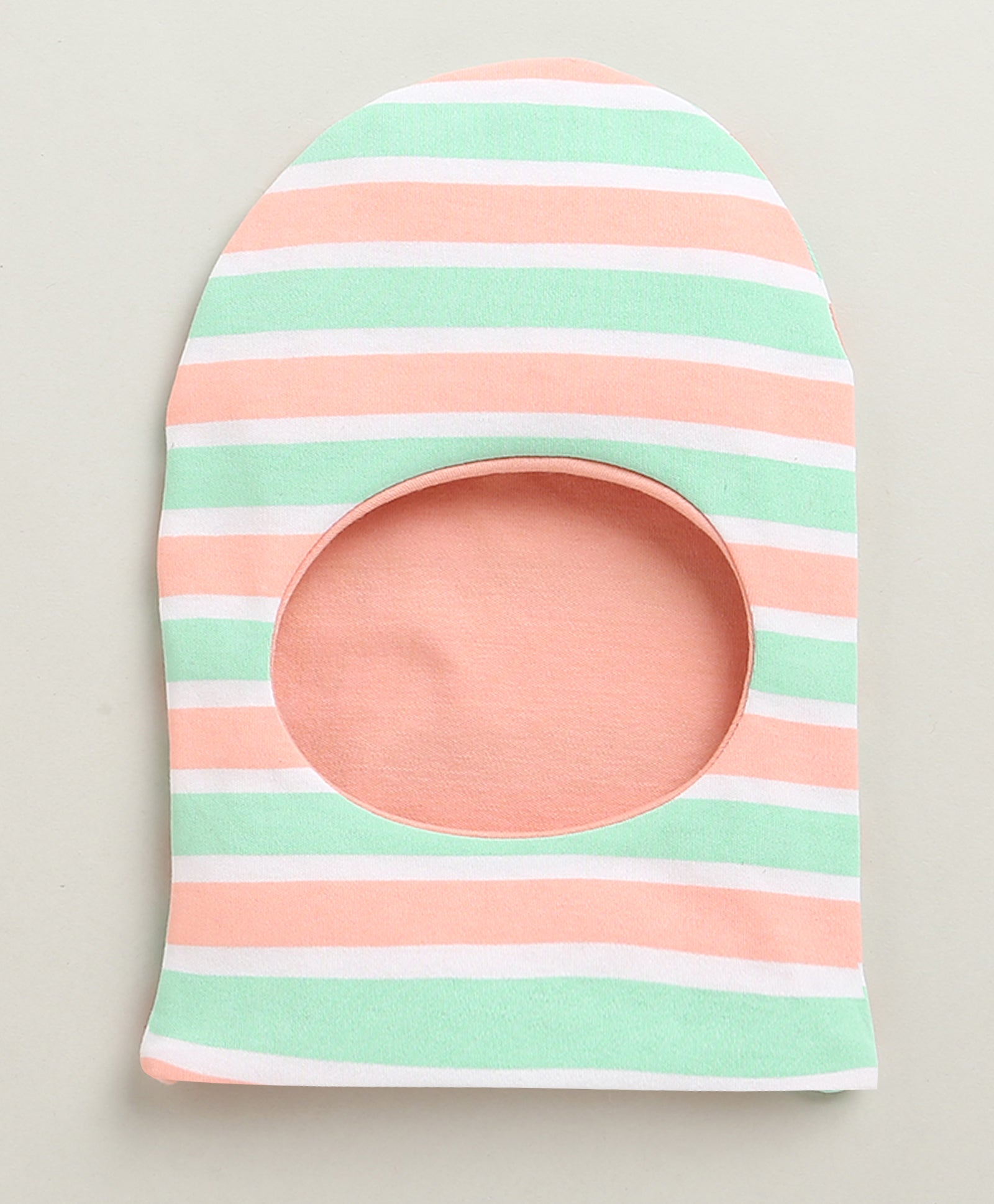 White & Multi Boys Cotton Pack Of 2 Monkey Cap