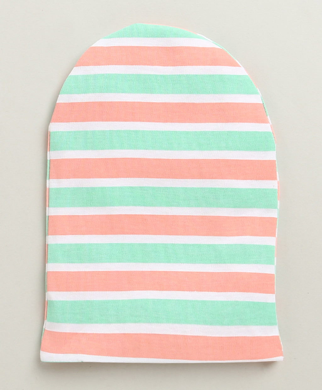 Bumzee White & Multi Animal Print Cap, Pack of 2, 100% Cotton