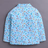 Blue Girls Full Sleeves Cotton Night Suit