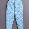 Blue Girls Full Sleeves Cotton Night Suit