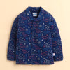 Navy Boys Full Sleeves Cotton Night Suit