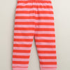 Blue & Pink Girls Full Sleeves Cotton T-Shirt & Pyjama Set