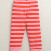 Blue & Pink Girls Full Sleeves Cotton T-Shirt & Pyjama Set