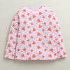 Pink Girls Full Sleeves Cotton T-Shirt & Pyjama Set