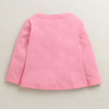 Pink Girls Full Sleeves Cotton T-Shirt & Pyjama Set