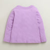 BUMZEE Pink & Lavender Girls Full Sleeves Cotton T-Shirts Pack Of 2