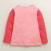 BUMZEE Pink & Lavender Girls Full Sleeves Cotton T-Shirts Pack Of 2