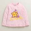 BUMZEE Baby Pink & Sky Blue Girls Full Sleeves Cotton T-Shirts Pack Of 2