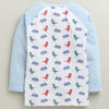 White Boys Full Sleeves Cotton T-Shirt & Pyjama Set