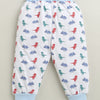 White Boys Full Sleeves Cotton T-Shirt & Pyjama Set