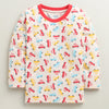 BUMZEE Blue & Peach Boys Full Sleeves Cotton T-Shirts Pack Of 2