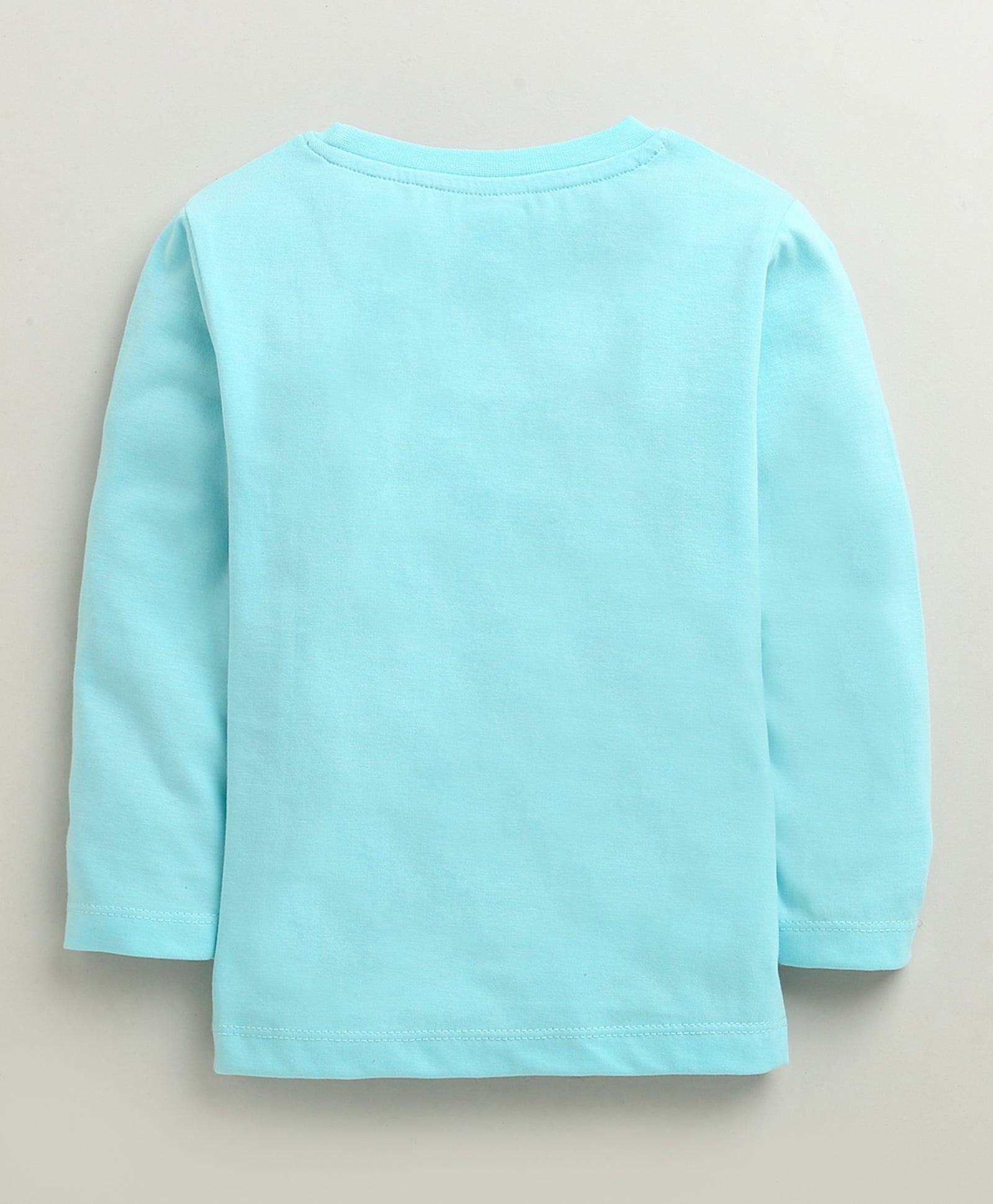 BUMZEE Blue & Peach Boys Full Sleeves Cotton T-Shirts Pack Of 2