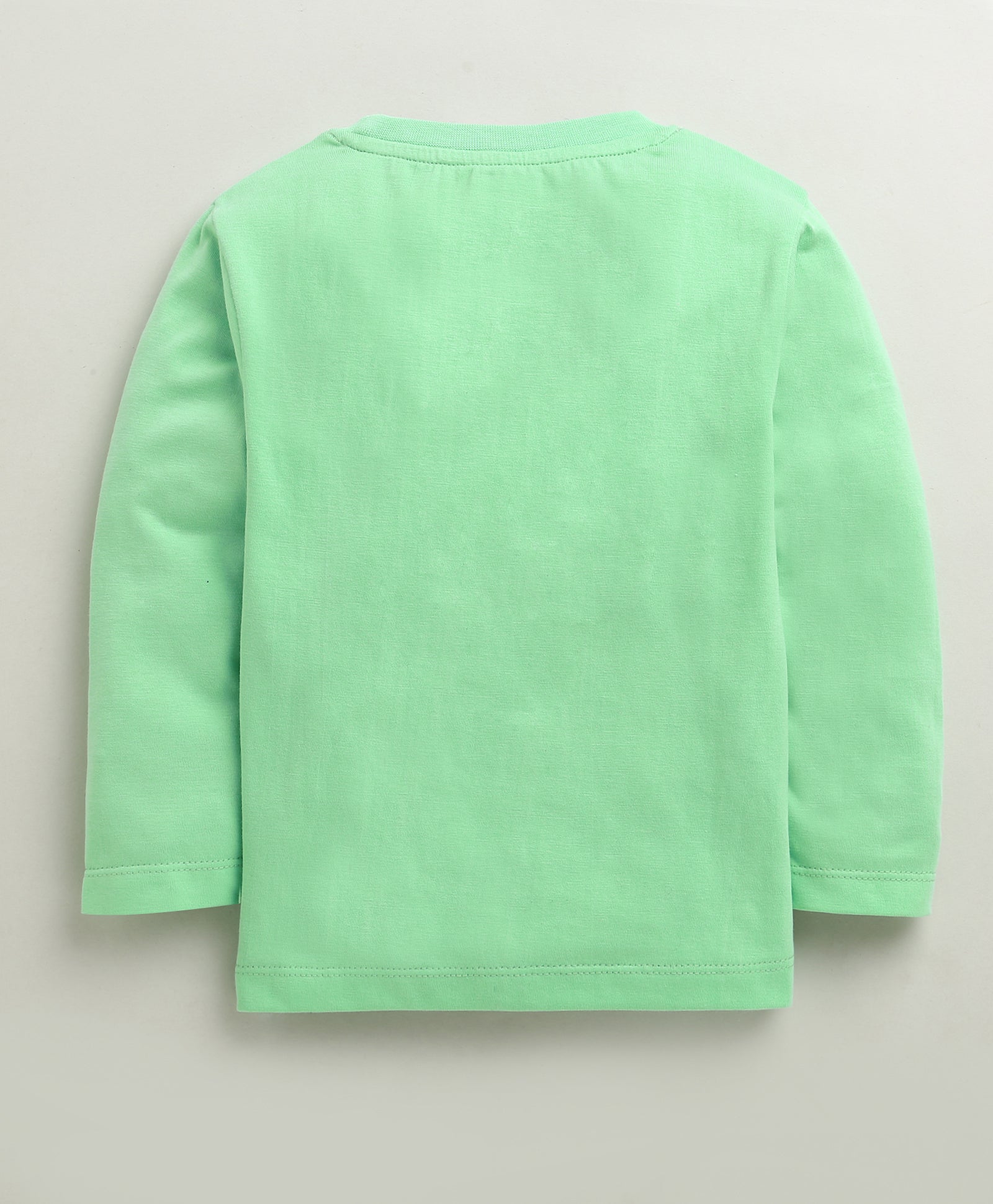 BUMZEE Blue & Green Boys Full Sleeves Cotton T-Shirts Pack Of 2