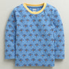 BUMZEE Blue & Green Boys Full Sleeves Cotton T-Shirts Pack Of 2