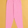 Girls Leggings Pink & White Pack of 2