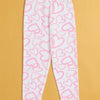 Girls Leggings Pink & White Pack of 2