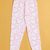 Girls Leggings Pink & White Pack of 2