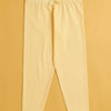 Girls Leggings Yellow & Black Pack of 2