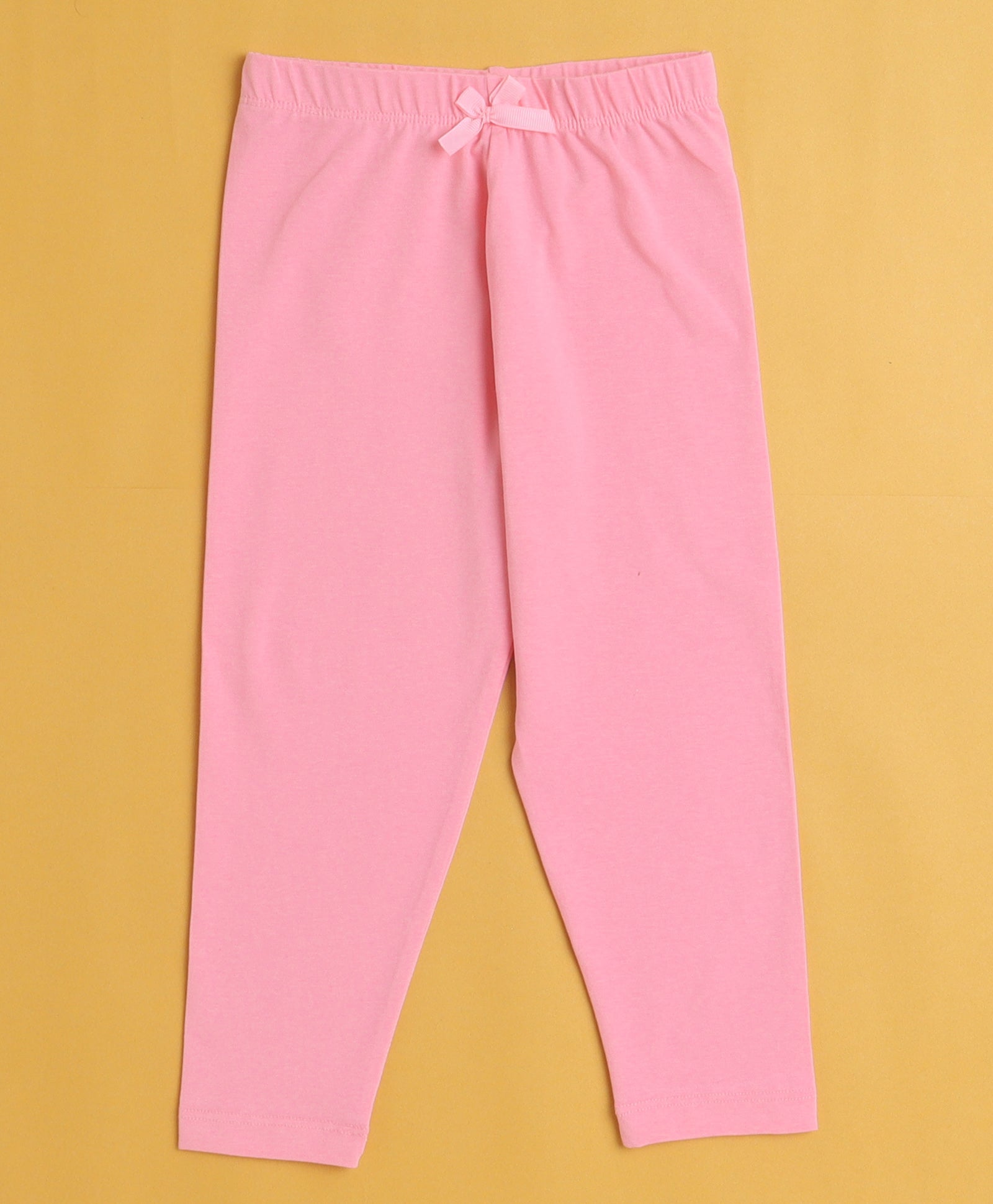 Girls Leggings Pink & Peach Pack of 2