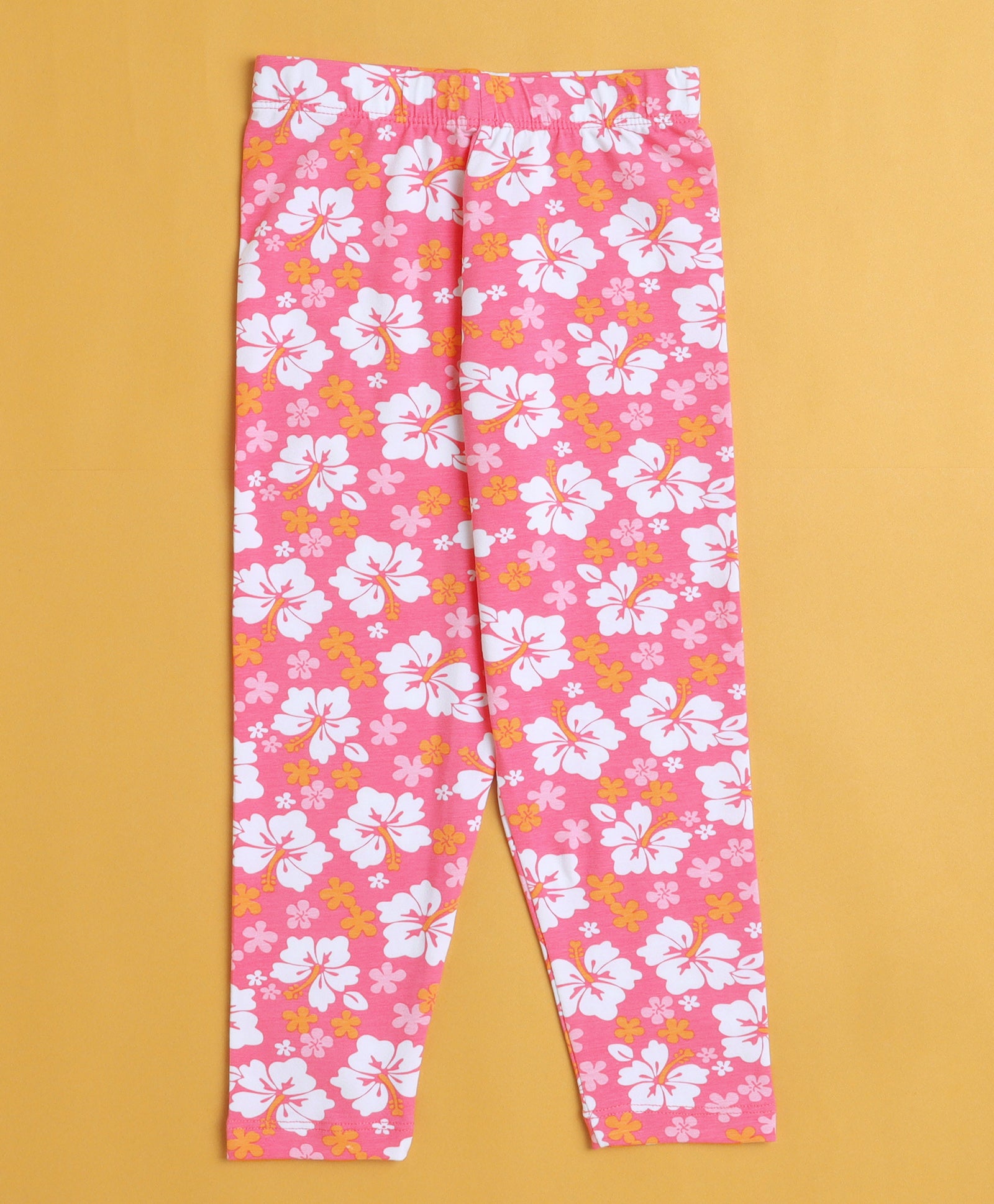 Girls Leggings Navy & Pink Pack of 2