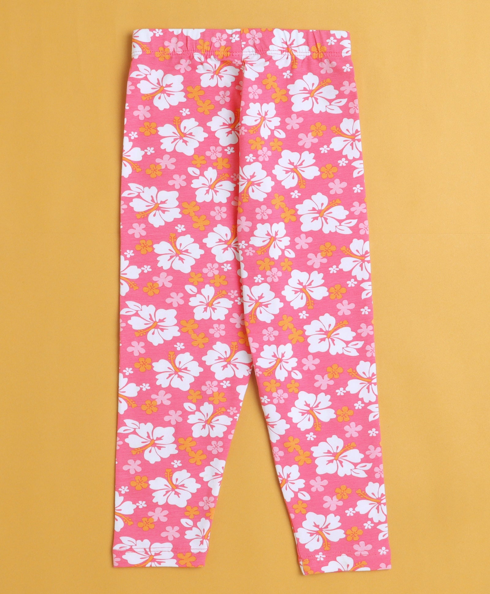 Girls Leggings Navy & Pink Pack of 2