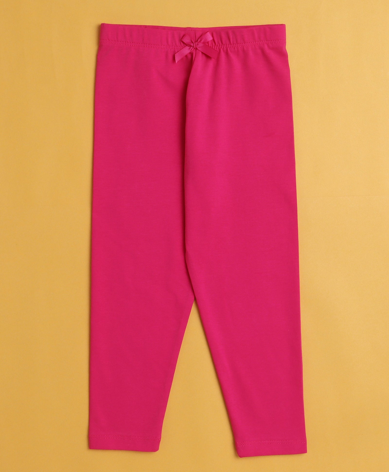 Girls Leggings Pink & White Pack of 2