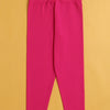 Girls Leggings Pink & White Pack of 2