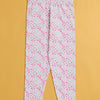 Girls Leggings Pink & White Pack of 2