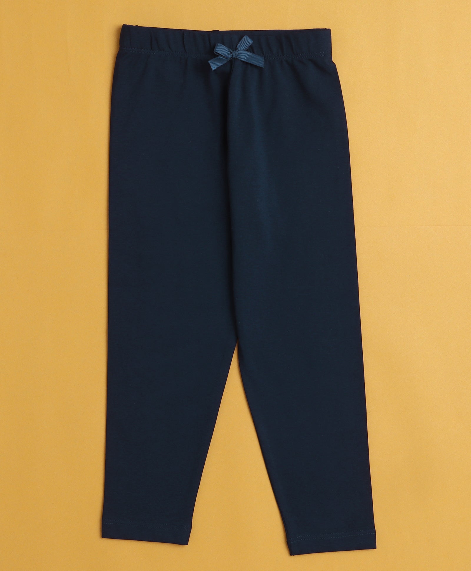Girls Leggings Navy & Sky Blue Pack of 2