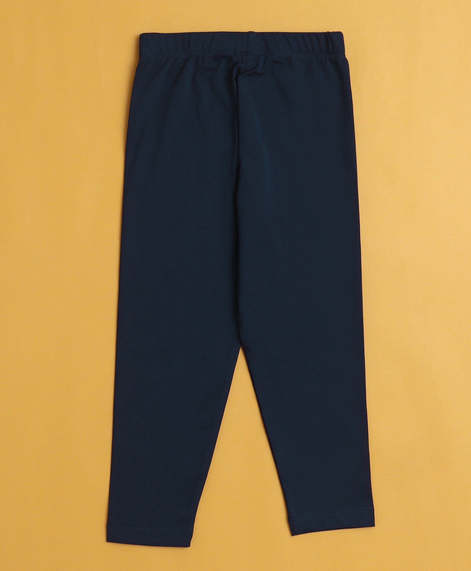 Girls Leggings Navy & Sky Blue Pack of 2