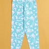 Girls Leggings Navy & Sky Blue Pack of 2