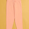 Girls Leggings Peach & Navy Pack of 2
